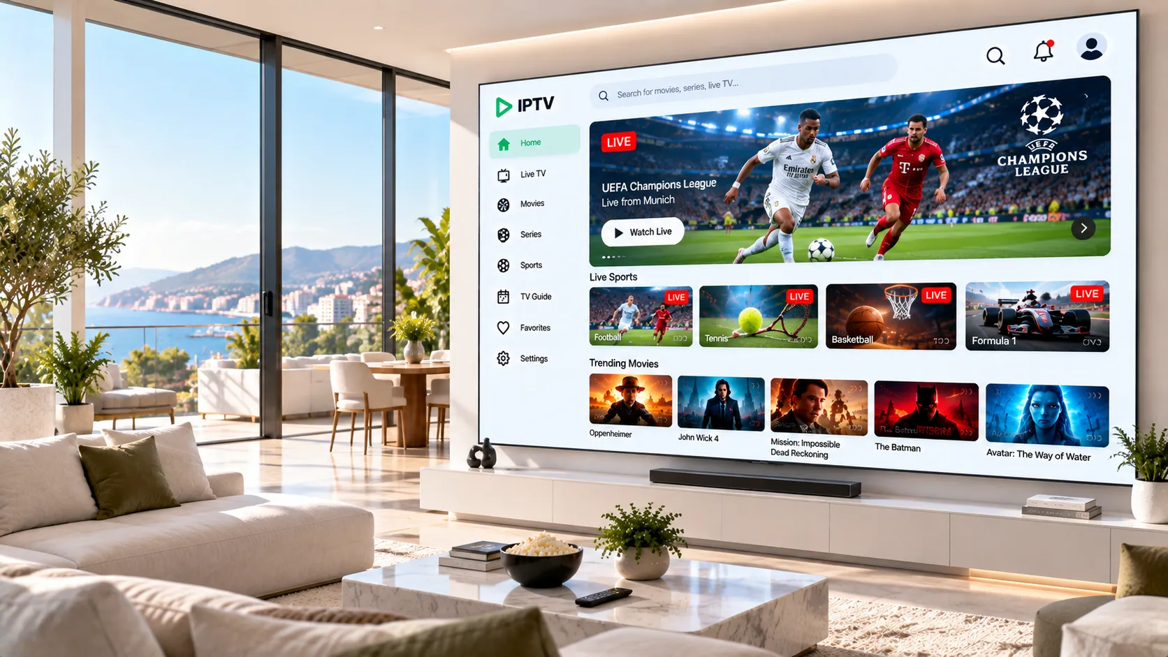 IPTV-Einrichtungsdiagramm: M3U-URL bis Endgerät